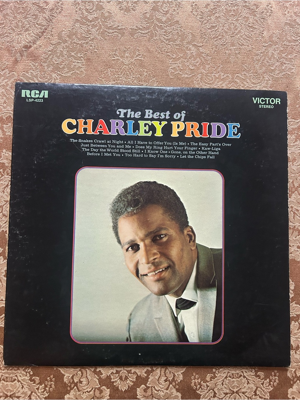 The Best of Charley Pride Vinyl LP - Colorful Logo